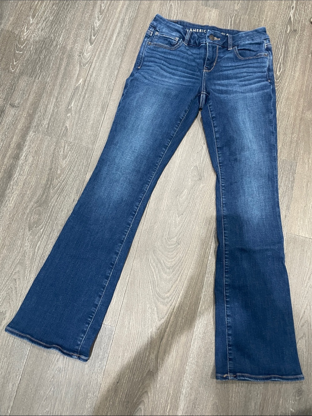 American Eagle Outfitters Dark Blue Flare Jeans